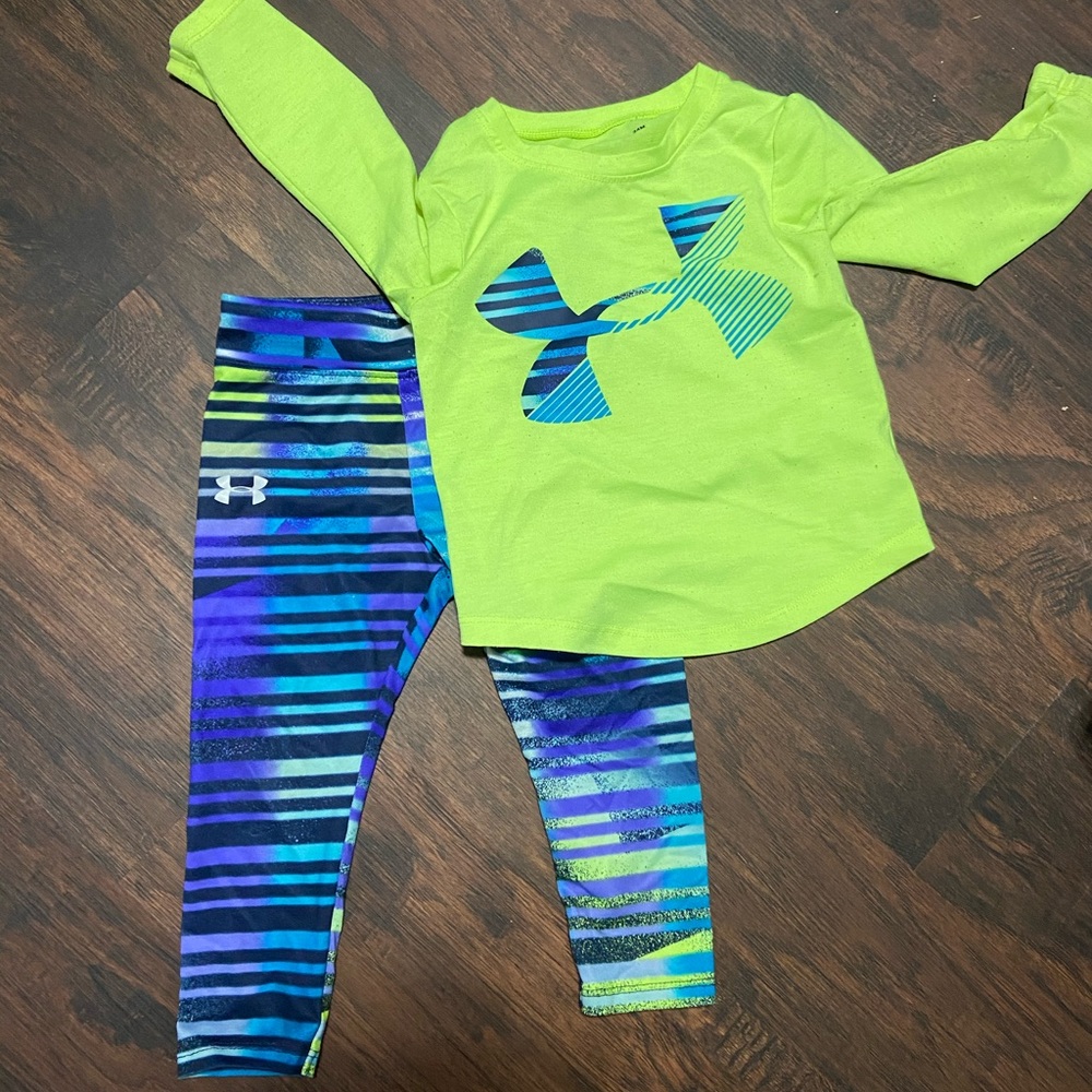 Under Armour shirt and leggings